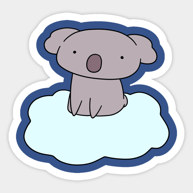 Cloud Koala Sticker by saradaboru